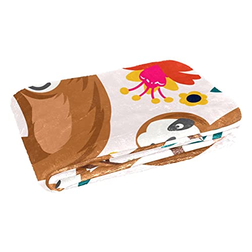 Couverture douce de qualité supérieure motif paresseux chaud - 3