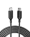 Produktbild Anker Powerline III USB-C auf USB-C Ladekabel, 3m langes blitzschnelles Ladekabel mit 60W Power Delivery PD für MacBook, iPad Pro 2020, Galaxy S10 Plus S9 S8 Plus, Pixel, und viele mehr