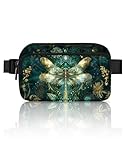Dragonfly Fanny Pack Fashion Belt Bag Lightweight Waist Pouch with Adjustable Strap Mini Crossbody Bags for Women Travel Sports Running