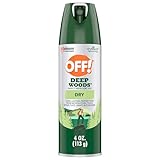OFF! Deep Woods Insect Repellent Aerosol, Dry, Non-Greasy Formula, Bug Spray with Long Lasting Protection from Mosquitoes, 4 oz