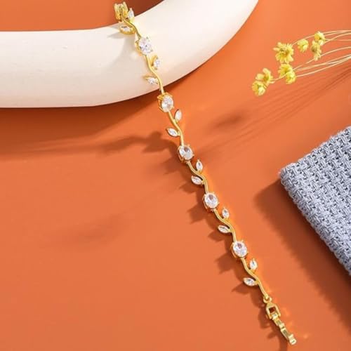 Image of Tulip Bracelet for Women & Girls | Adjustable Stainless Steel Floral Design | Minimalist Trendy Hand Bracelet for Daily, Party & Office Styling