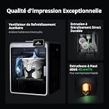 Creality K2 Combo (A) Imprimante 3D, Multicolore avec CFS, Haute Vitesse Jusqu'à 600 mm/s, Caméra IA pour la Détection des Erreurs d'impression, Nivellement Automatique Intelligent, 260 x 260 x 260 mm - 6