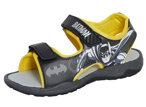 DC Comics Sandalias Deportivas Batman Negro/Amarillo EU 29 / UK 11 Niño