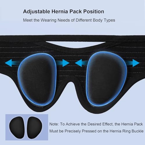 Faja Hernia Inguinal Hombre y Mujer con 2 Almohadillas miniatura 3