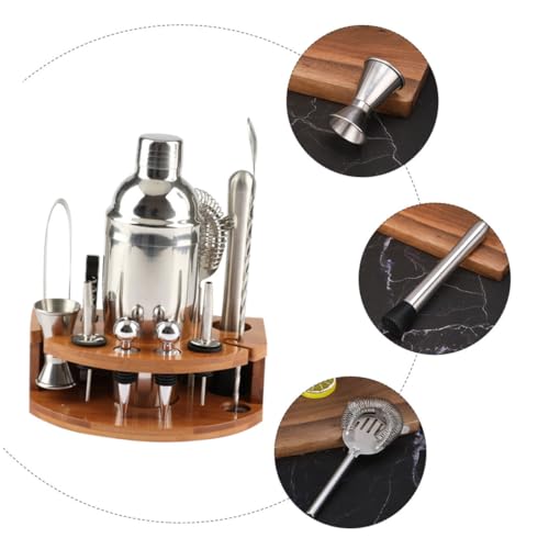 Shaker à Cocktails VILLCASE en Acier Inoxydable de Qualité Supérieure - 8