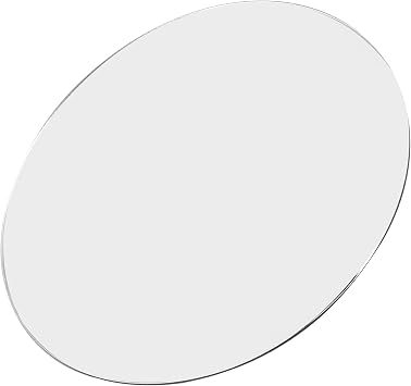 7.08 Inch Round Acrylic Mirror Board Photography Prop Reflective Display for Jewelry Watches Electronics Photo Studio Supplies