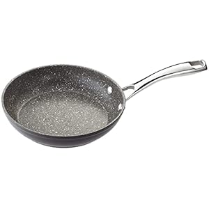 Stellar Rocktanium SP20 Frying Pan 20cm with Rock Hard QuanTanium Non-Stick Coating, Dishwasher & Oven Safe, Induction Ready, Guarantee with 10 Year Non-Stick Warranty