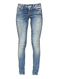 M.O.D Damen Slim Leg Stretch Jeans Eva lethonia blue destroyed 31/32