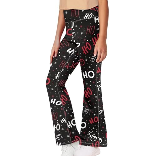 Image of Girls Flare Leggings Cute Bell Bottoms for Teen Girls Wide Leg Sweatpants for 5-14 T