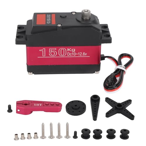 SIWOTED 150KG DS51150 Servo Digital IP66 impermeable engranaje de Metal completo Servo RC con brazo Servo de aleación de aluminio 18T para coches 1/5 RC