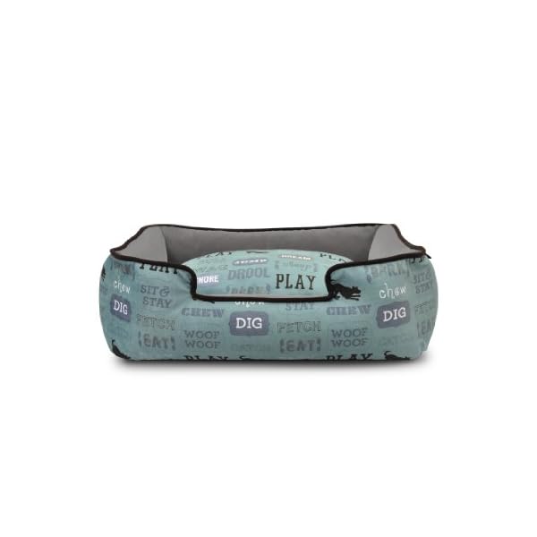 P.L.A.Y. 817152012122 Pet Lifestyle and You Dog’s Life Light Blue Lounge Bed, Large P.L.A.Y. 817152012122 Pet Lifestyle and You Dog’s Life Light Blue Lounge Bed, Large