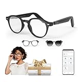 GetD 2026 AI Glasses for Men & Women, Smart Glasses Powered by ChatGPT with 145-Language Translation, Blue Light Filtering, Polarized & Photochromic Lenses, 11H Music Play for Travel and Daily Use