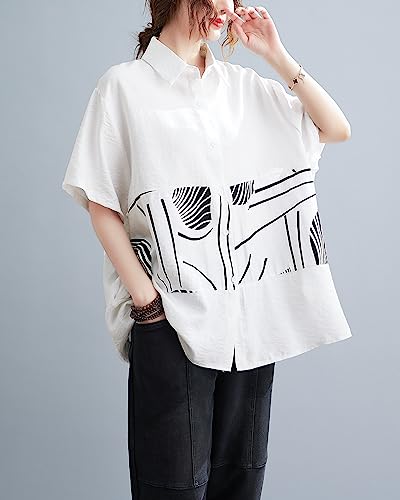 Women's Floral Printed Blouse Shirts