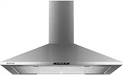 Coifa de Parede Brastemp 60 cm Inox piramidal 4 bocas com duplo filtro - BAI60BR 110V