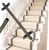 Juego de 10 varillas de bronce antiguo para sujetar alfombras de escaleras, 104 cm (41 pulgadas) y soluc