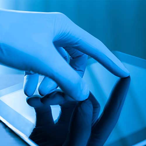 Fityou Nitrile Disposable Gloves Latex Free Powder Free Non-Sterile Thickness 3Mil Safety Gloves For Household, Cooking And Industrial Blue, Small, 100Pcs #TOP3