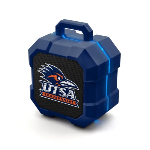 SOAR NCAA Shockbox LED Wireless Bluetooth Speaker, UTSA Roadrunners