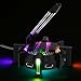 immagine 8ENHANCE Supporto per Mouse da Gioco Bungee PRO 4 Porte Hub USB, 7 modalità di Illuminazione a LED - Supporto per la Gestione dei Cavi per Il Gaming Mouse