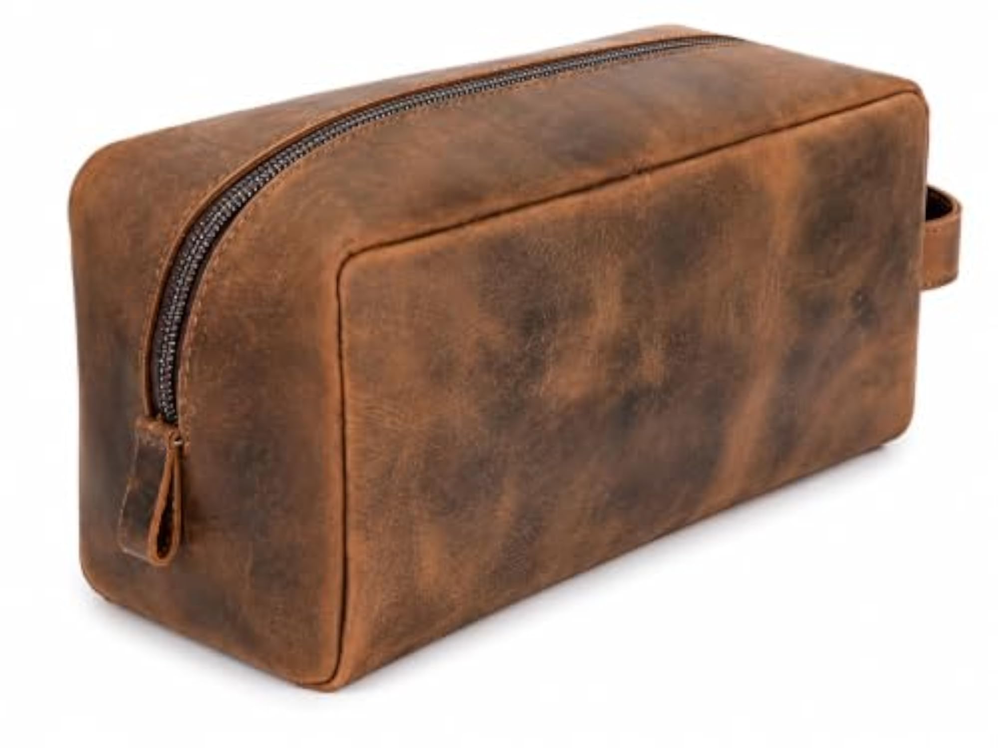 Premium Genuine Leather Toiletry Bag, Classy Dopp Kit
