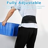 UZSUZZ Heated Back Support Belt, Self Heating Waist Lumbar Support Belt for Men & Women, Adjustable Lower Back Support Belt, Magnetic Therapy Lumbar Support Belt, Ideal for Pain Relief - Image 5