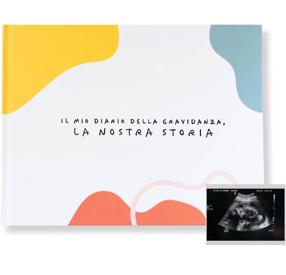 ADEGO Diario della Gravidanza per Mamma - Album dei Ricordi per Future Mamme - Libro Gravidanza da Compilare con Spazio...
