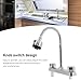 Tomotato RV Kitchen Faucet, 360 Degree Rotatable Flexible Arc Dual Function Sprayer with Stainless Steel Arch for Motorhomes Travel Trailer Camping Car Sink
