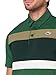 Lacoste Men's Sport Regular Fit Color Block Golf Polo Shirt, Green/Sinople/Olive, Large