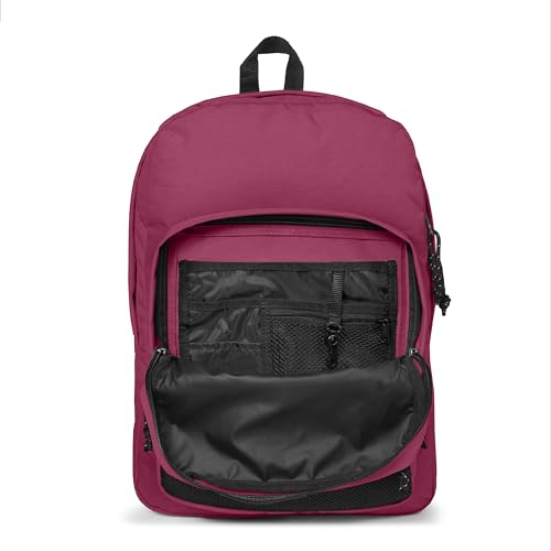 Image of EASTPAK Pinnacle - 38L Everyday Backpack with Dual Compartments, Organizer Front Pocket, Padded Back Panel & Shoulder Straps, Wine Burgundy