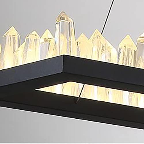Luminaire suspendu rectangulaire à LED à gradation 60cm