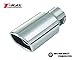 Price comparison product image T-MAX RACING UNIVERSAL STAINLESS STEEL MUFFLER TIP TMAX-4973 (Inlet diameter 2.25, Outlet diameter 3.2x2.6, Overall Length 7)