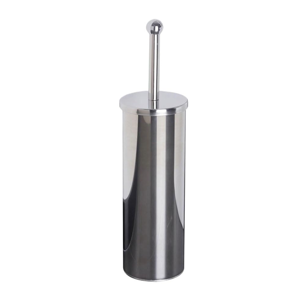 toilet brushes & holders Round with Holder Wall Mounted Stainless Steel Toilet Brush for Bathroom