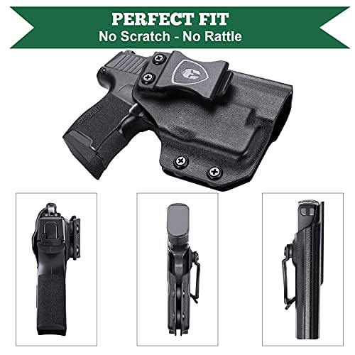 Sig P365 W/Tlr-6 Holster, Iwb Kydex Holsters Compatible With: Sig Sauer P365 / P365 Sas / P365Xl Tlr6 Pistol, Inside Waistband Concealed Carry For Men/Women, Adj. Cant & Retention, Right Hand #TOP4