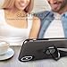 LAVAVIK Magnetic Phone Ring Holder, Removable Ergonomic Finger Loop Kickstand, Phone Gripper for Back of Phone Cases, Compatible with Magnet Car Mount and Wireless Charging