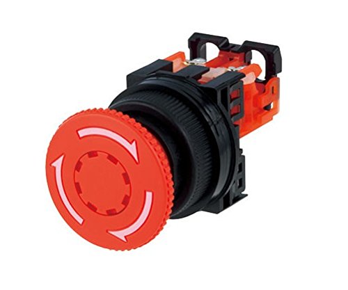 富士電機 非常停止用押しボタンスイッチ φ40 赤 AR30V0R-02R