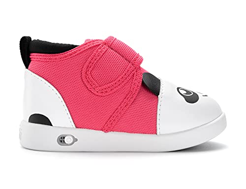 ikiki Squeaky Shoes for Toddlers/Little Kids (Panda Bear, Dark Pink, Size 12) - Thumbnail 3