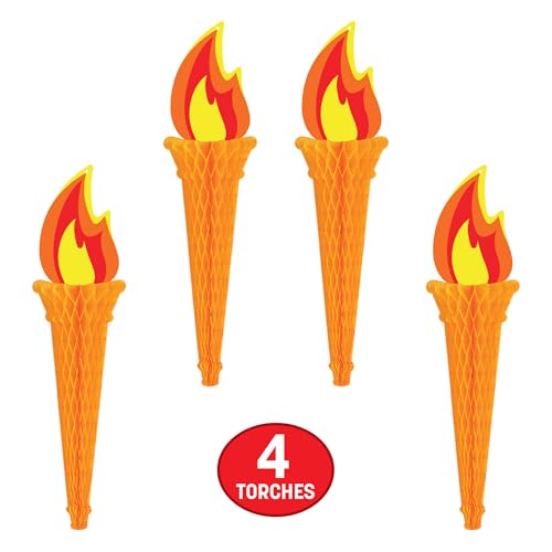 Flammes décoratives de 61 cm pour soirée camping et ambiance médiévale - 5