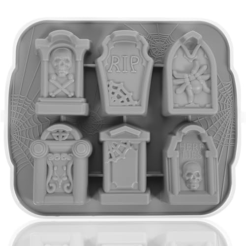Molde para cubitos de hielo de Halloween Beaupretty de silicona miniatura 1