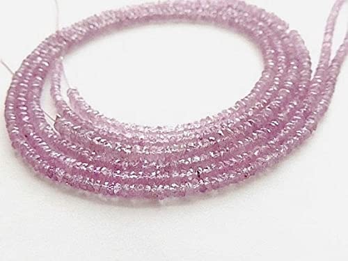 Saphir rose en perles pour concevoir vos bracelets d'été élégants