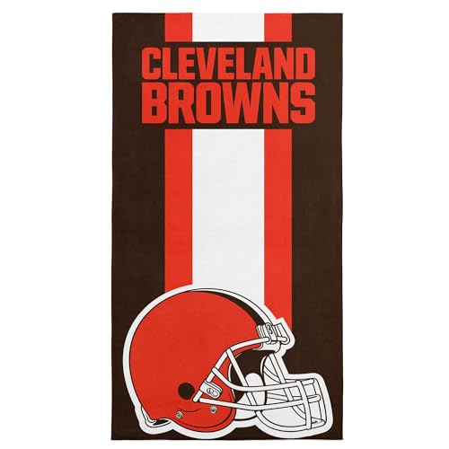 Image of Northwest NFL Cleveland Browns Unisex-Adult Beach Towel, 30 inch x 60 inch, Zone Read