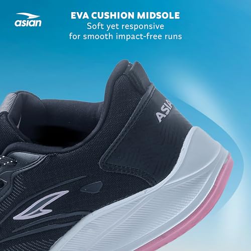 Image of ASIAN Mercury-25 Women's Sports Shoes | Trendy, Comfortable Walking Sneakers | Memory Foam Technology, Breathable Knit for Running, Walking & Travel