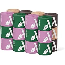 Amazon Aware Bamboo 3-Ply Toilet Paper, Unscented, 24 Rolls, FSC Certified, 350 Sheets, 8400 Count, Pack of 24, Plastic-Fre