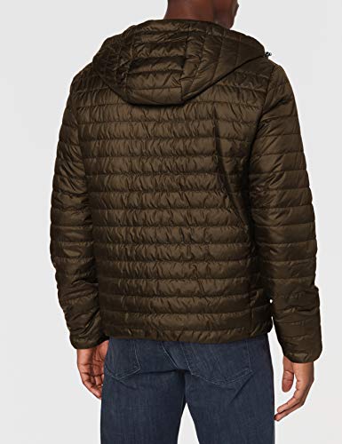 Geox M WILMER HOOD JKT_ Uomo Giacca Verde (Dark