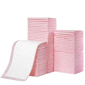 Buyockss Disposable Changing Pad Liners, Pack of 100, Baby Incontinence Diaper Changing Pads, Ultra Soft Waterproof & Super Absor Mat