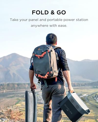 EF ECOFLOW Solar Generator DELTA Max (2000) 2016Wh with 220W Solar Panel, 6 X 2400W (5000W Surge) AC Outlets, Portable Power Station for Home Backup Outdoors Camping RV Emergency - Image 5