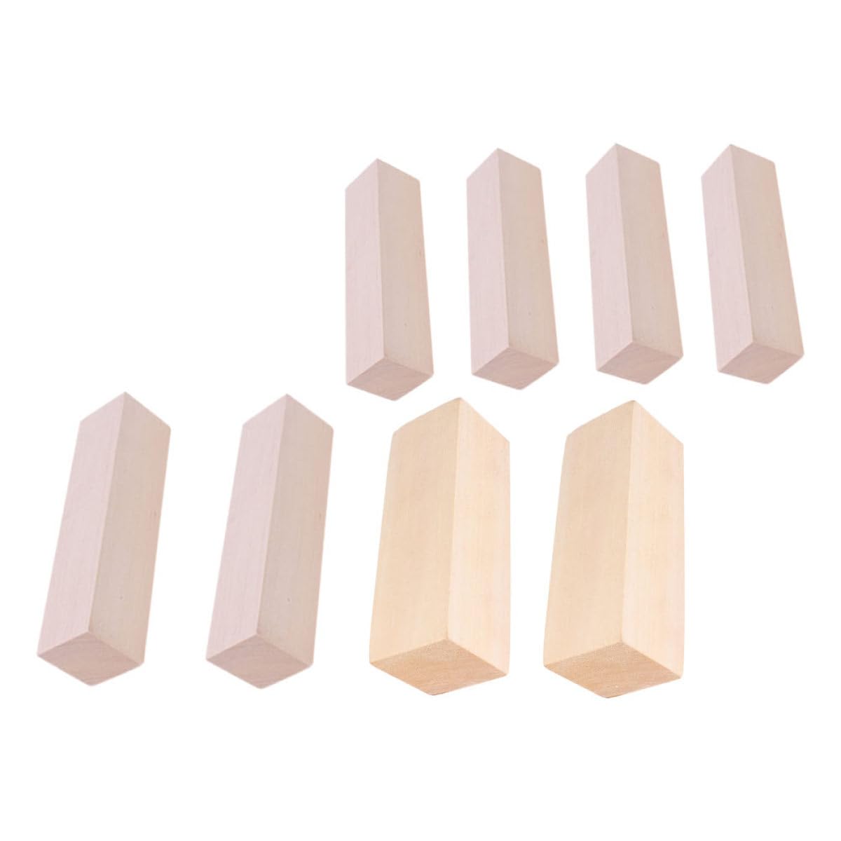 Gatuida Assi di Legno Naturale per Fai da Te 8 Pezzi Set Blocchi Artigianali Lisci per Incisione e Pittura Progetti Creativi Hobby Legno Grezzo
