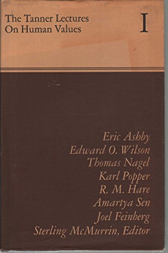 The Tanner Lectures on human values (1980, I) 0874801788 Book Cover