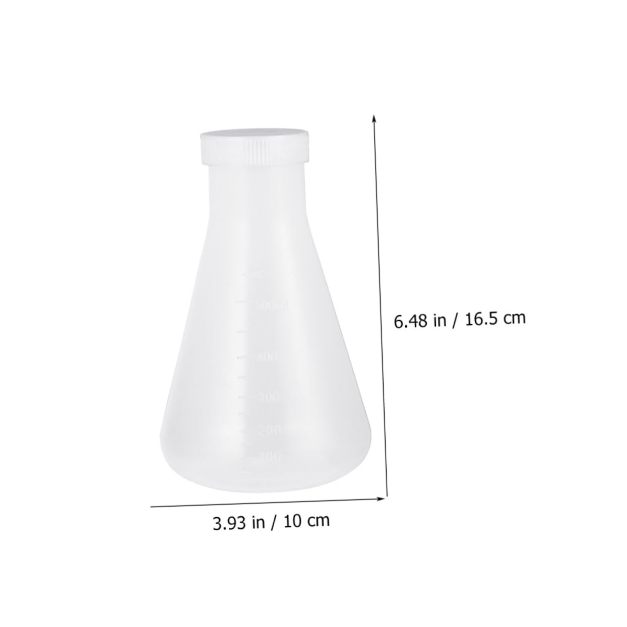 Ciieeo 6 Pack Laboratory Flask Set Conical Flask Science Easy to Wash for Beginners Professionals