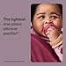 Tommee Tippee Ultra-Light StayPut Pacifier, One-Piece Silicone Design, 18-36m, 4 Pack