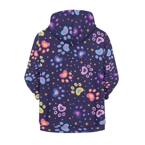 Image of Unisex Zipper Sweatshirt Boys Girls Hooded with 2 Pocket Pullover Hoodies for 6-16Y Kids