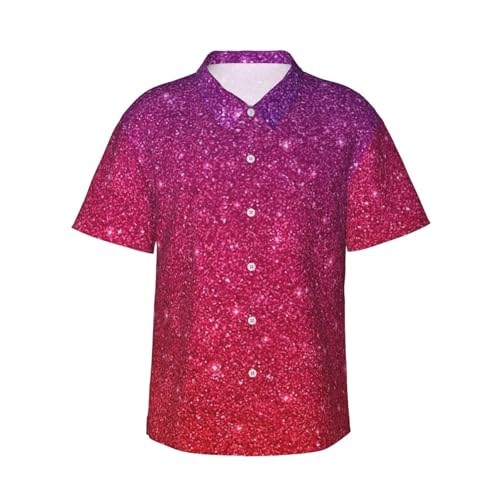 Chemise hawaïenne à paillettes pour homme idéale pour briller lors de vos soirées d'été